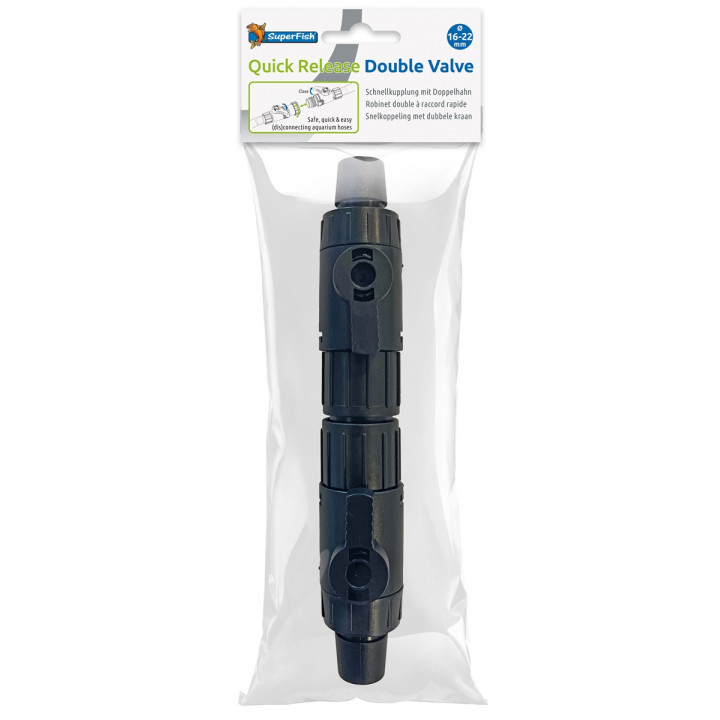 Superfish QUICK RELEASE DOUBLE VALVE 16/22 - SuperFish