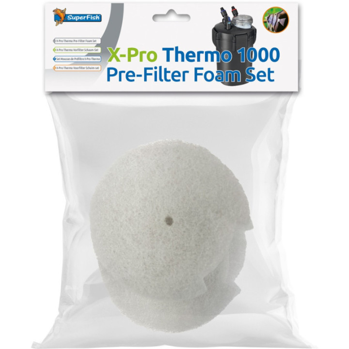 Superfish X PRO THERMO PREFILTER 1000 FOAM 3X - SuperFish