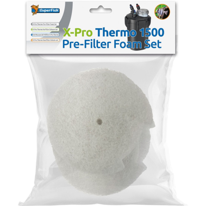 Superfish X PRO THERMO PREFILTER 1500 FOAM 3X - SuperFish