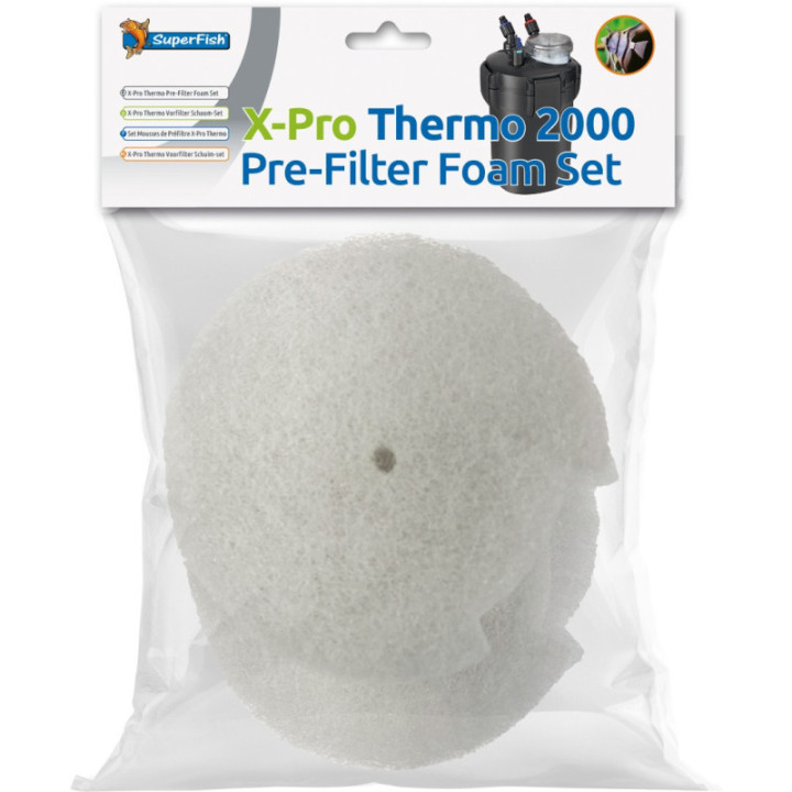 Superfish X PRO THERMO PREFILTER 2000 FOAM 3X - SuperFish