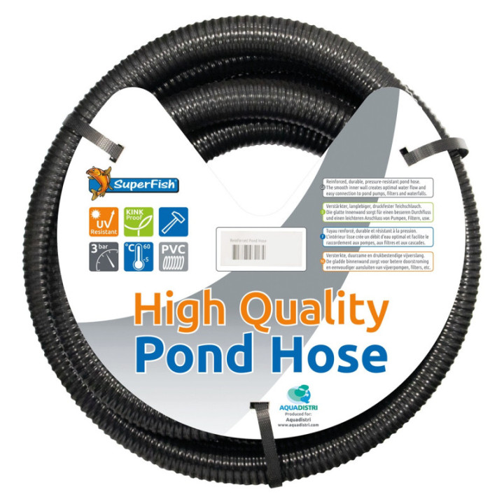 REINFORCED POND HOSE 10M -