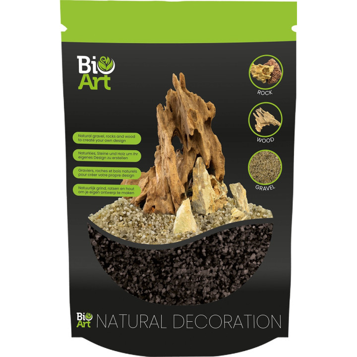 BioArt BIOART GRAVEL BLACK 800GR - BioArt