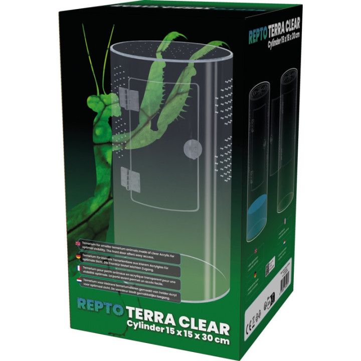 Repto REPTO TERRA CLEAR CILINDER 15X15X30 - Repto