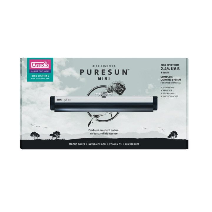 Arcadia PURESUN BIRD LAMP&BRACKET MINI 8W - Arcadia