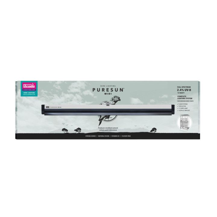 Arcadia PURESUN BIRD LAMP&BRACKET MIDI 14W - Arcadia
