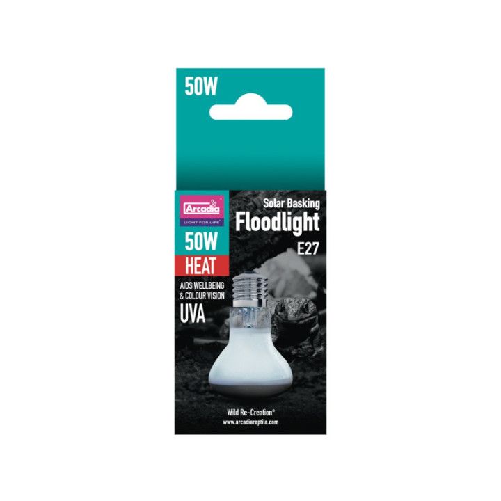 Arcadia SOLAR BASKING FLOODLIGHT 50W - Arcadia