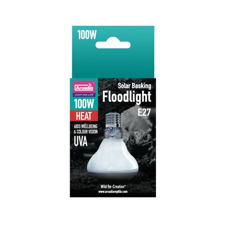 Arcadia SOLAR BASKING FLOODLIGHT 100W - Arcadia