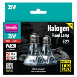 Arcadia ARCADIA HALOGEN 35W TWIN PACK - Arcadia