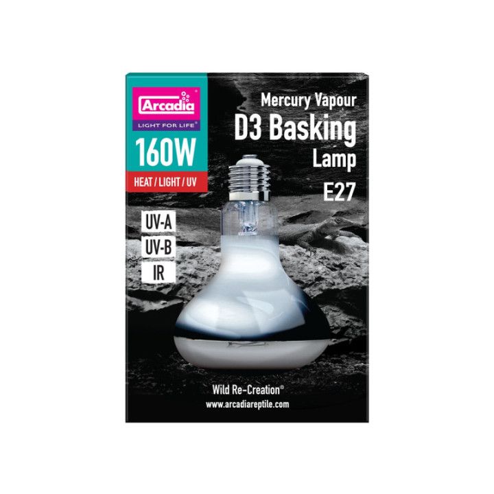 Arcadia 2ND GENERATION UV BASKING LAMP 160W - Arcadia