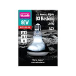 Arcadia 2ND GEN.MINI D3 UV BASKING LAMP 80W - Arcadia
