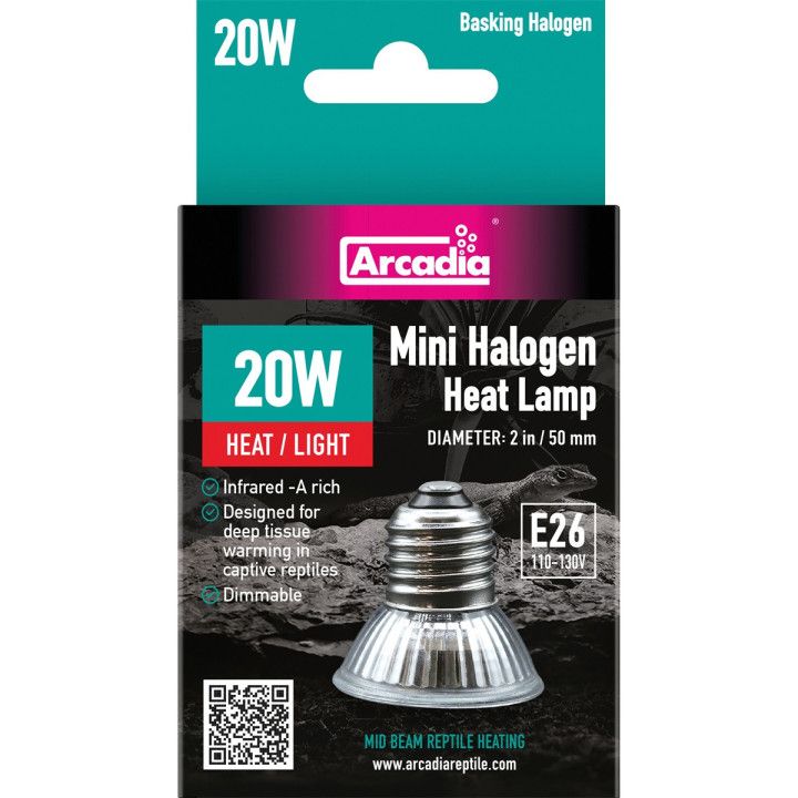 Arcadia HALOGEN BASKING SPOT (E27) 20W - Arcadia