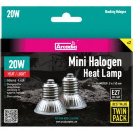 Arcadia ARCADIA HALOGEN 20W TWINPACK - Arcadia