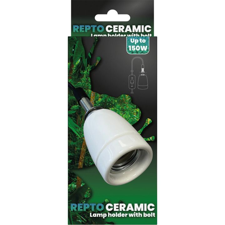 Repto REPTO CERAMIC E27 HOLDER WITH BOLT - Repto