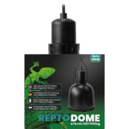 Repto REPTO DOME E27 FITITNG 14CM BLACK - Repto