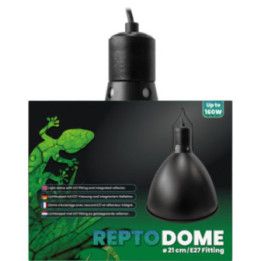 Repto REPTO DOME E27 FITTING 21CM BLACK - Repto
