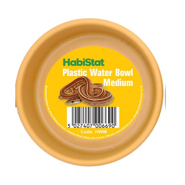 Habistat ROUND WATER BOWL MEDIUM 9X9X3.5CM - Habistat