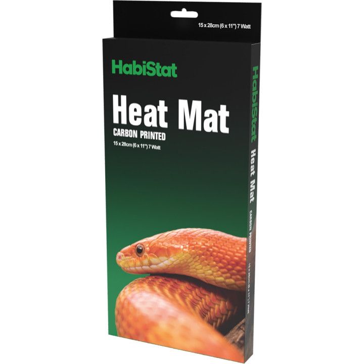 Habistat HEAT MAT CARBON PRINTED 15X28CM 7W - Habistat
