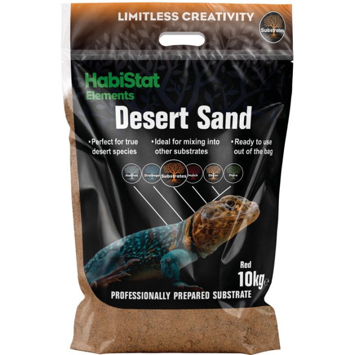 Habistat HABISTAT DESERT SAND RED 10 KG - Habistat
