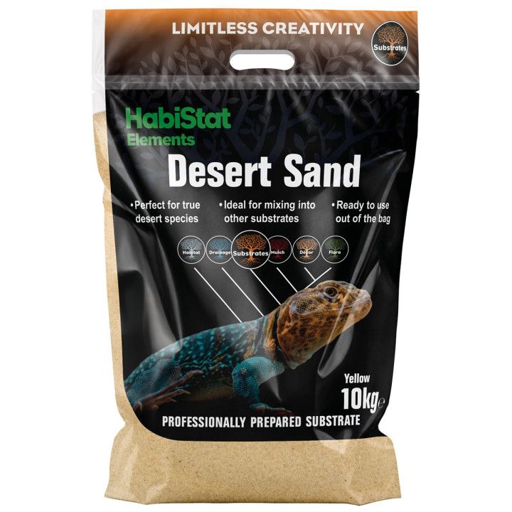 Habistat HABISTAT DESERT SAND YELLOW 10KG - Habistat