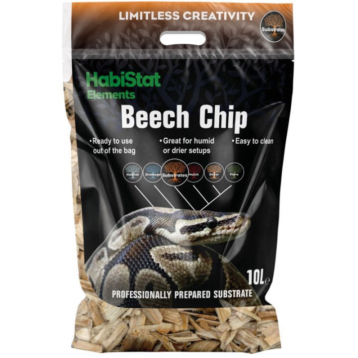 Habistat HABI.BEECH CHIP SUBSTRATE 10L - Habistat