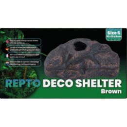 Repto REPTO DECO SHELTER BROWN S - Repto