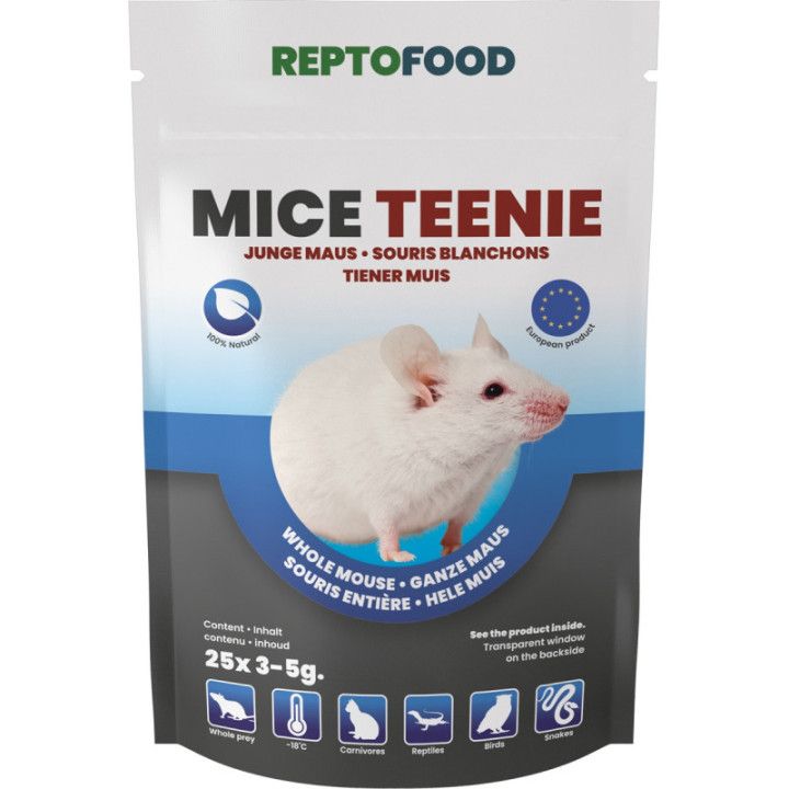 Reptofood REPTO MICE TEENIE 3-5G - Reptofood