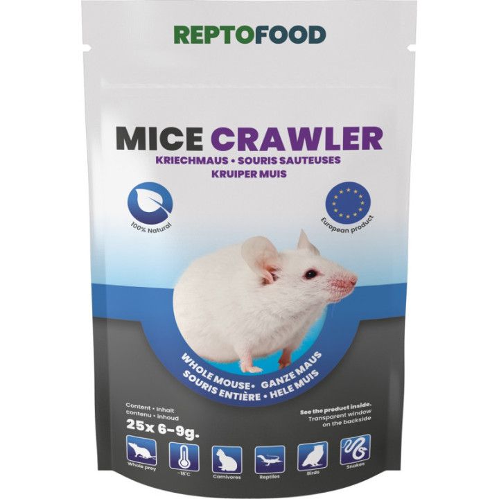 Reptofood REPTO MICE CRAWERS 6-9G - Reptofood