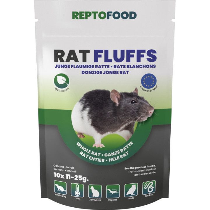 Reptofood REPTO RAT FLUFFS 11-25G - Reptofood