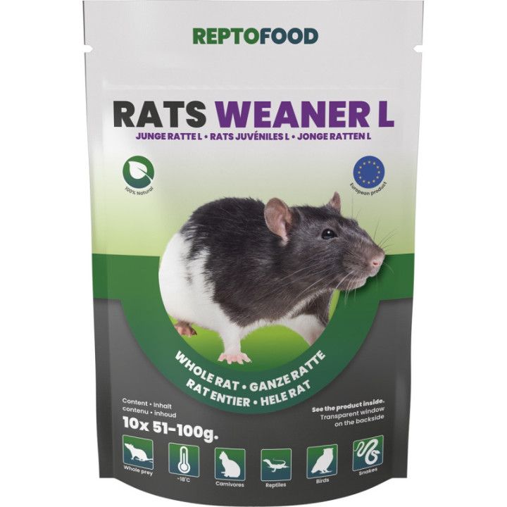 Reptofood REPTO RATS WEANER 51-100G - Reptofood