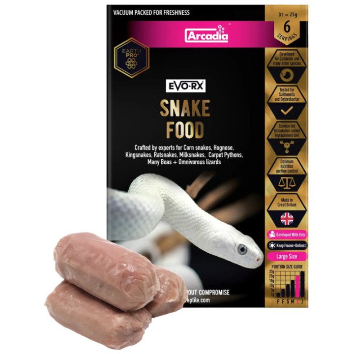 Reptofood ARCADIA EVORX LARGE 25 GRAM 6X - Reptofood