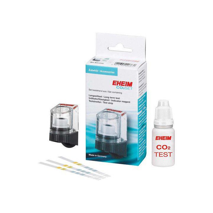 EHEIM CO2 pitkäaikaistesti indikatorreagent ja 3 teststrips -