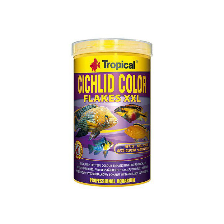 TROPICAL cichlid color flakes XXL 1000ml/160g - Tropical