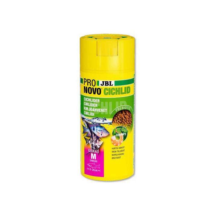 JBL pronovo cichlidgrano m 250ml click [dk/sv/fi/hr] -