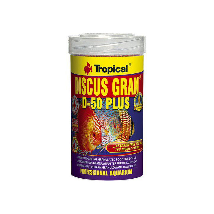 TROPICAL discus d50plus rakeet 100ml/38g - Tropical