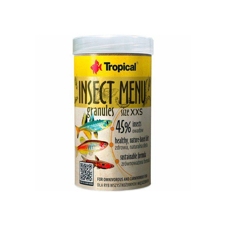 TROPICAL insect menu granules xxs 100ml/64g - Tropical