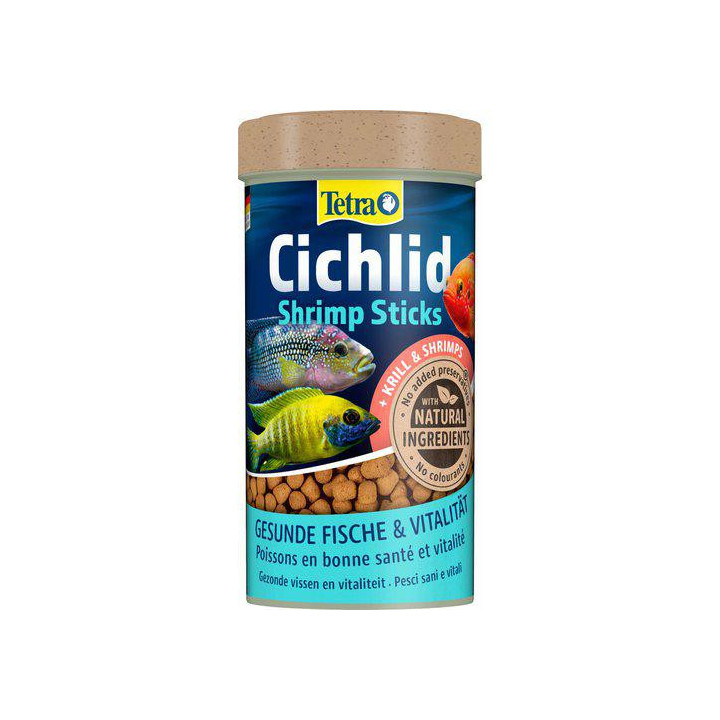 TETRA cichlid shrimp sticks 250ml -