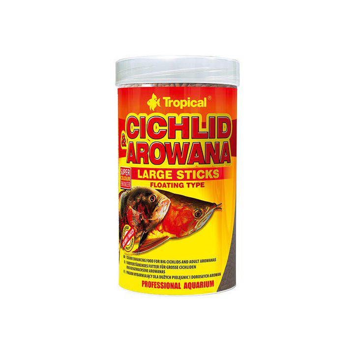 TROPICAL cichlid & arrowana sticks large 250ml/75g - Tropical