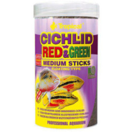 TROPICAL cichlid red & green sticks medium 250ml/90g - Tropical