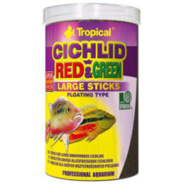 TROPICAL cichlid red & green sticks large 1000ml/300g - Tropical