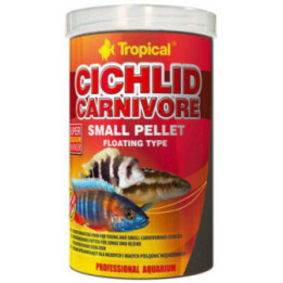 TROPICAL cichlid carnivore small pellet 1000ml/360g - Tropical
