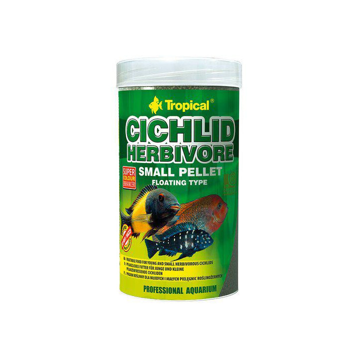 TROPICAL cichlid herbivore small pellet 250ml/90g - Tropical