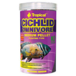 TROPICAL cichlid omnivore medium pellet 500ml/180g - Tropical