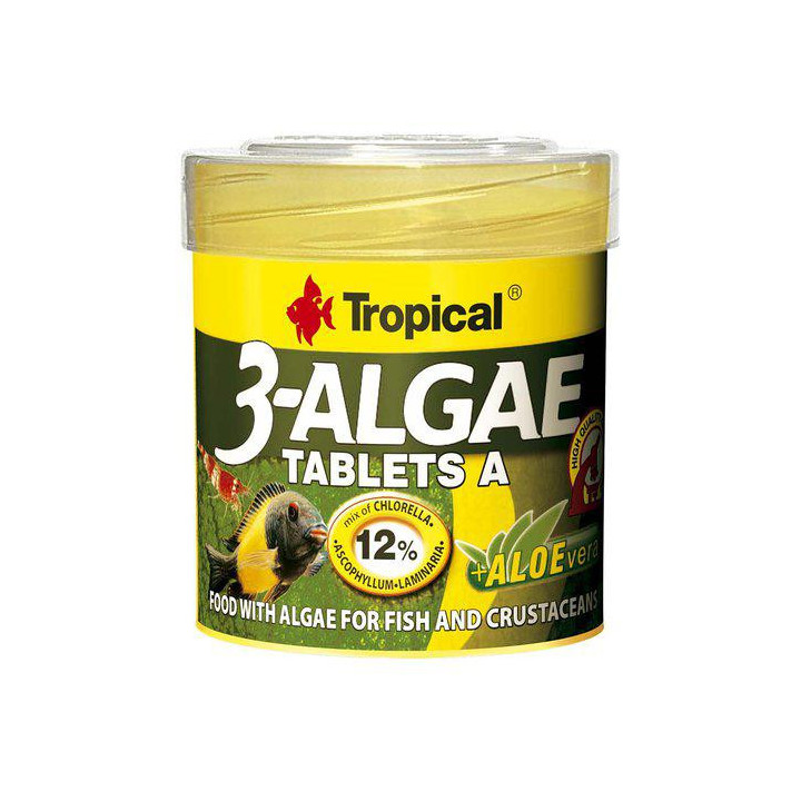 TROPICAL 3 algae tablets a 50ml/36gr 80 st - Tropical