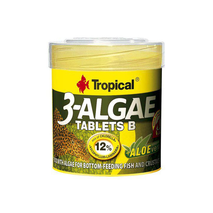 TROPICAL 3 algae tablets b 50ml/36gr 200 st - Tropical
