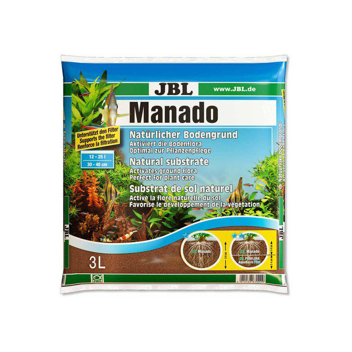 JBL manado bottensubstrat 3l -