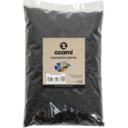 OZAMI aquarium gravel 2-3mm black 2kg - Ozami Akvaristik