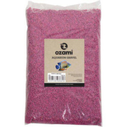 OZAMI aquarium gravel 2-3mm pink 2kg - Ozami Akvaristik
