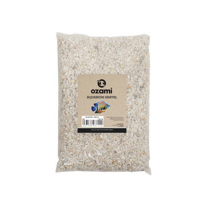 OZAMI aquarium gravel naturestone WHITE 1-4mm 2kg - Ozami Akvaristik