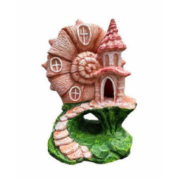 OZAMI pink castle 10x8.4X 14cm - Ozami Akvaristik