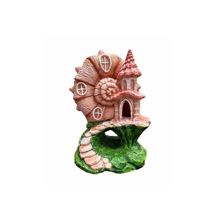OZAMI pink castle 10x8.4X 14cm - Ozami Akvaristik